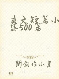 爽文短篇小说合集500篇