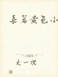 长篇黄色小说