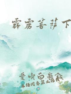 霹雳菩萨下载