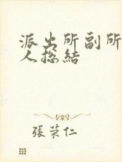 派出所副所长个人总结