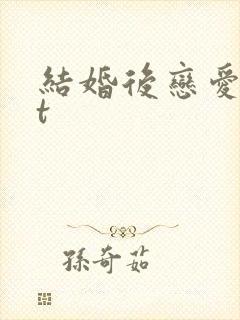 结婚后恋爱txt