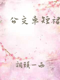 公交车短裙挺进