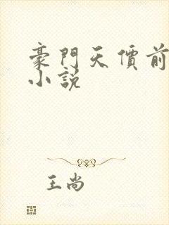 豪门天价前妻 小说