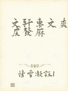 文轩车文爽到头皮发麻