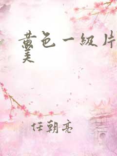 黄色一级片日韩美