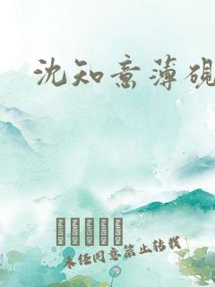 沈知意薄砚霆