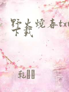 野火烧春txt下载