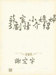 苏家小媳妇1v3剧情介绍