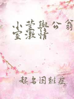 小莹与公翁办公室激情