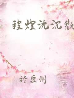 程煜沈沉欢小说