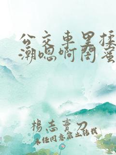 公交车里揉到高潮嗯啊闺蜜视频