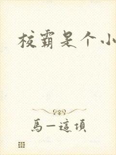 校霸是个小妖精