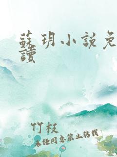 苏玥小说免费阅读