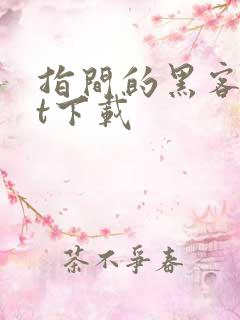 指间的黑客txt下载