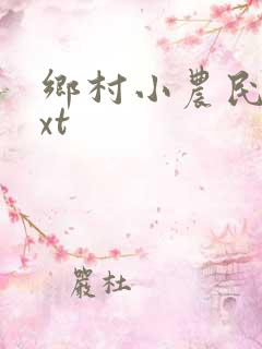 乡村小农民 txt