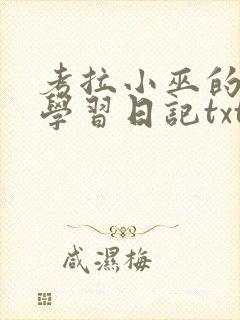 考拉小巫的英语学习日记txt