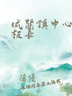 城关镇中心小学校长