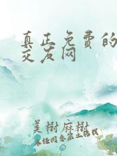 真正免费的同城交友网