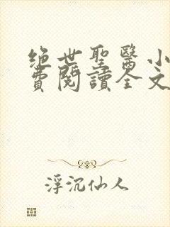绝世圣医小说免费阅读全文