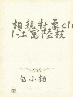 相亲对象c1v1江寓陆枝