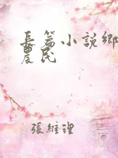 长篇小说乡村小农民