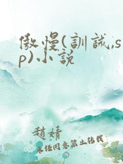 傲慢(训诫,sp)小说
