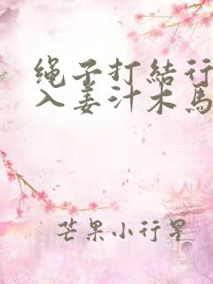 绳子打结行走嵌入姜汁木马