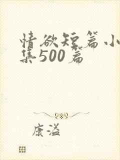 情欲短篇小说合集500篇