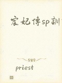 宸妃传sp训诫