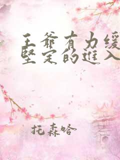 王爷有力缓慢而坚定的进入