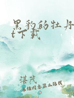 黑豹的牡丹txt下载