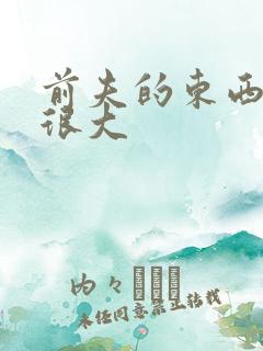 前夫的东西真的很大