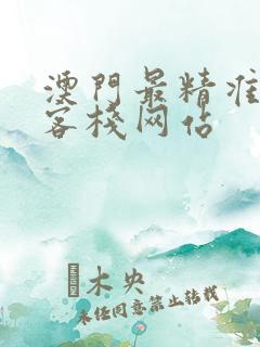 澳门最精准龙门客栈网站