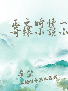 正文畸情～内裤奇缘小说小茹