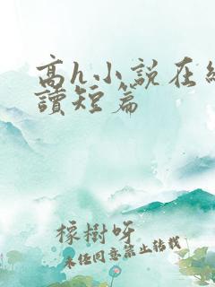 高h小说在线阅读短篇