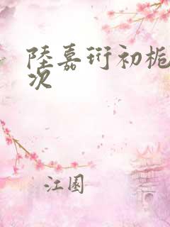 陆嘉珩初栀第一次