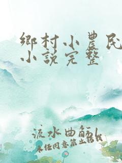 乡村小农民有声小说完整