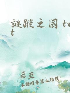 谜踪之国 txt