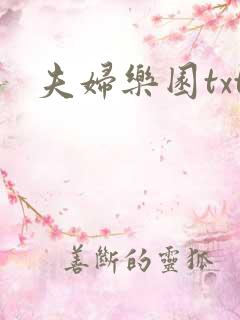 夫妇乐园txt