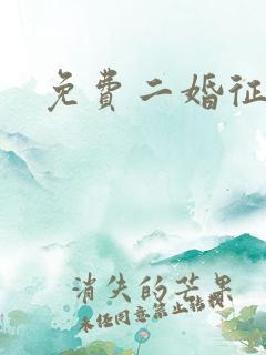 免费二婚征婚网