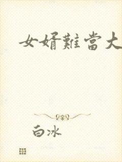 女婿难当大结局