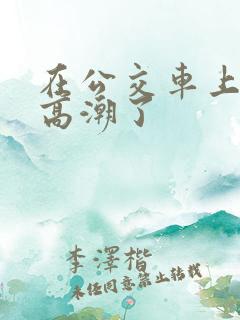 在公交车上被摸高潮了