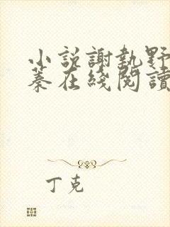 小说谢执野谢蓁蓁在线阅读