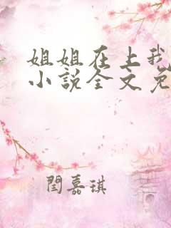 姐姐在上我在下小说全文免费阅读