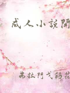 成人小说开放版
