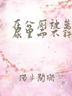 在公厕被万人C尿里面不许漏出来