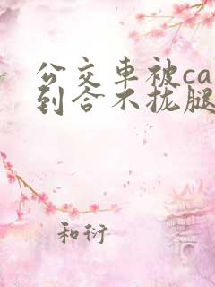 公交车被cao到合不拢腿视频