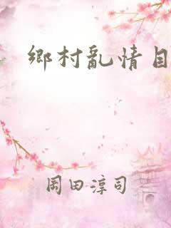 乡村乱情目录