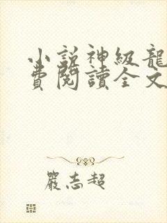小说神级龙卫免费阅读全文