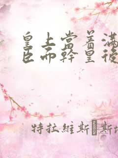 皇上当着满朝大臣面干皇后